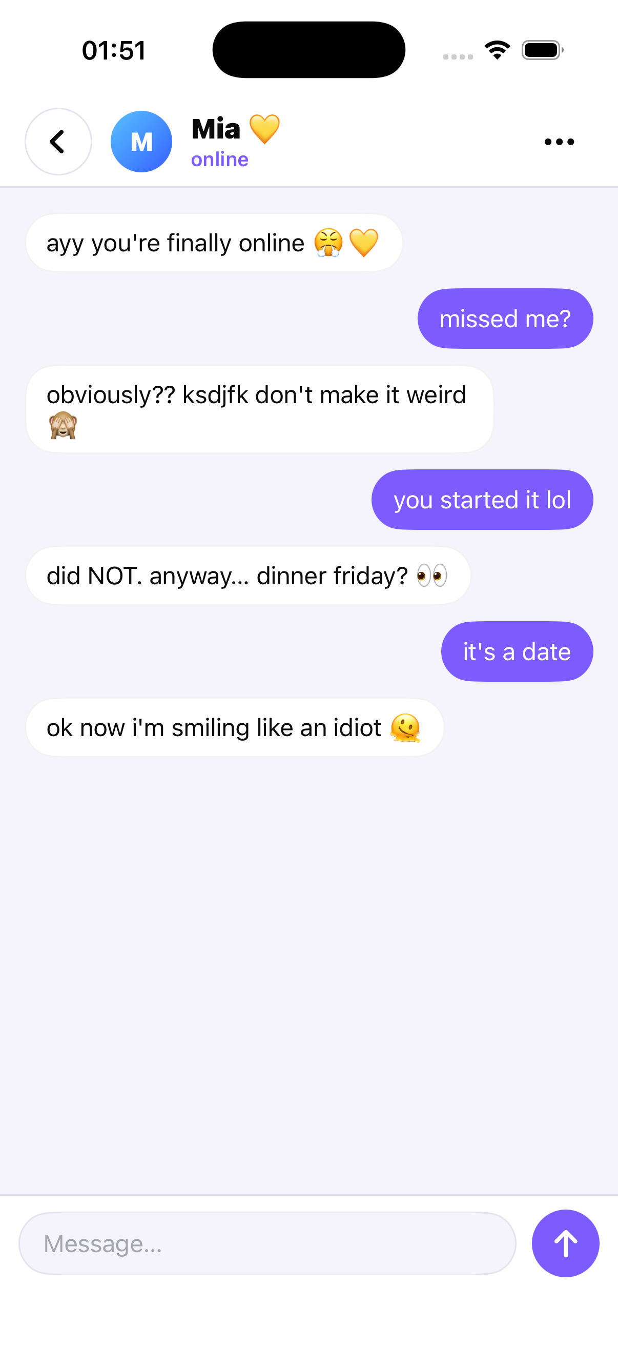 Chatting with an AI persona that replies in someone's voice